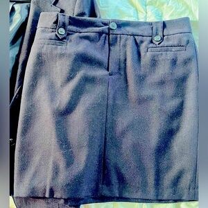 Eddie Bauer Women's plum Wool Dress Skirt